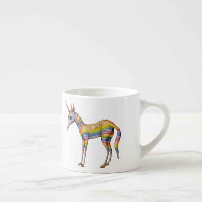 Ancient Bestiary Rainbow Unicorn Espressotasse (Rechts)