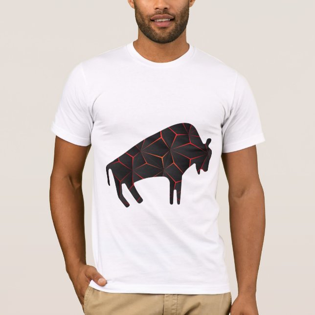 Ancient Bison oder prähistorischer Bull T-Shirt (Vorderseite)