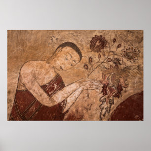 Ancient Buddhist Poster