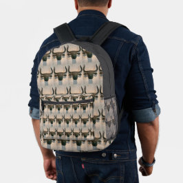 Ancient Bull Bedruckter Rucksack
