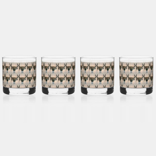 Ancient Bull Whiskyglas (Hinten)