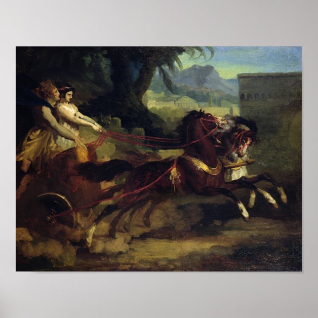 Ancient Chariot Race Poster (Vorne)