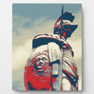 Ancient Colosseum Spartan Warrior Roman Gladiator Fotoplatte