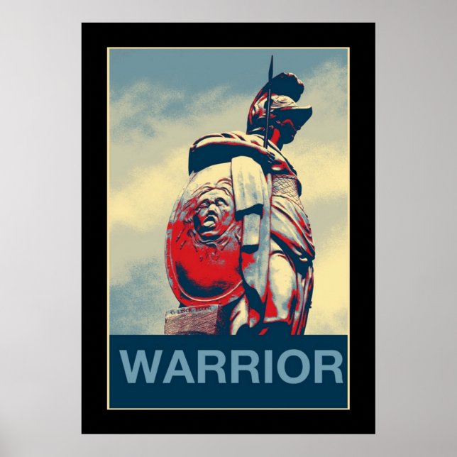 Ancient Colosseum Spartan Warrior Roman Gladiator Poster (Vorne)