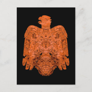 ANCIENT COPPER PEORIA FALCON - WIEDERHERGESTELLTE  POSTKARTE
