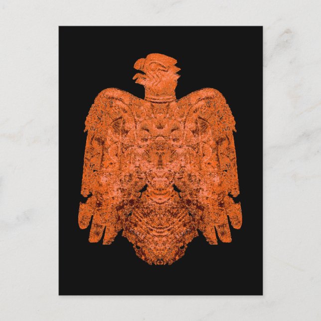 ANCIENT COPPER PEORIA FALCON - WIEDERHERGESTELLTE  POSTKARTE (Vorderseite)