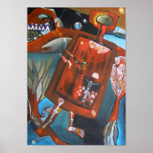 ANCIENT CROW SHAMAN POSTER