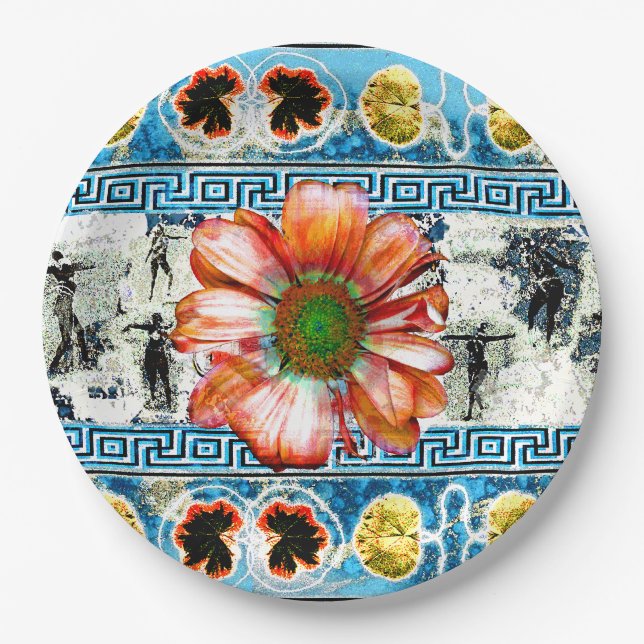 Ancient Dance Melamine Plate Pappteller (Vorderseite)