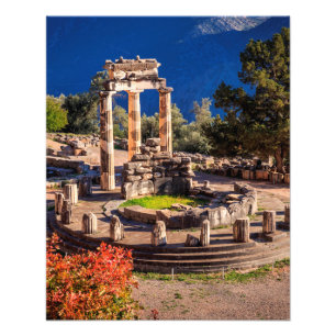 Ancient Delphi, Griechenland Fotodruck