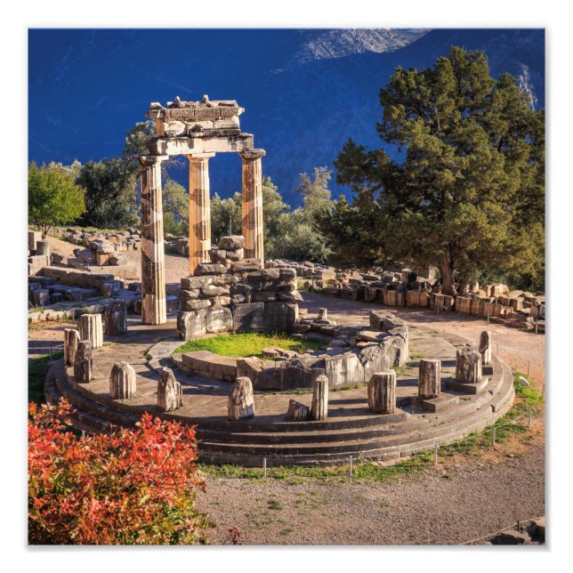 Ancient Delphi, Griechenland Fotodruck (Vorne)