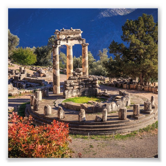 Ancient Delphi, Griechenland Fotodruck (Vorne)