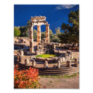 Ancient Delphi, Griechenland Fotodruck