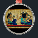 Ancient Egypt 6 Ornament Aus Metall<br><div class="desc">Schöne Kunstwerke aus alten ägyptischen Zeiten. Diese Bilder sind tatsächlich Bilder,  die an Mauern in Pyramiden und anderen Orten in Ägypten gefunden wurden. Sie sind farbenfroh und prächtig,  und sie stellen feine Produkte her,  die sich in einem Raum auszeichnen.</div>