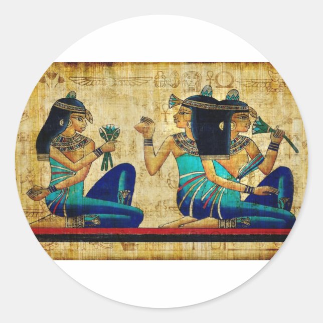 Ancient Egypt 6 Runder Aufkleber (Vorderseite)