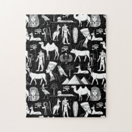 Ancient Egypt Hieroglyphic Symbol Pattern      Puzzle