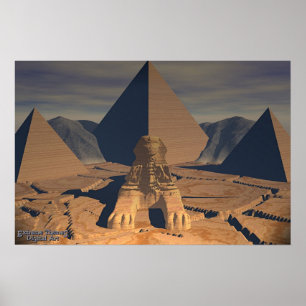 Ancient Egypt - The Sphinx Poster
