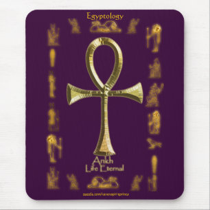 Ancient Egyptian Ankh Mousepad