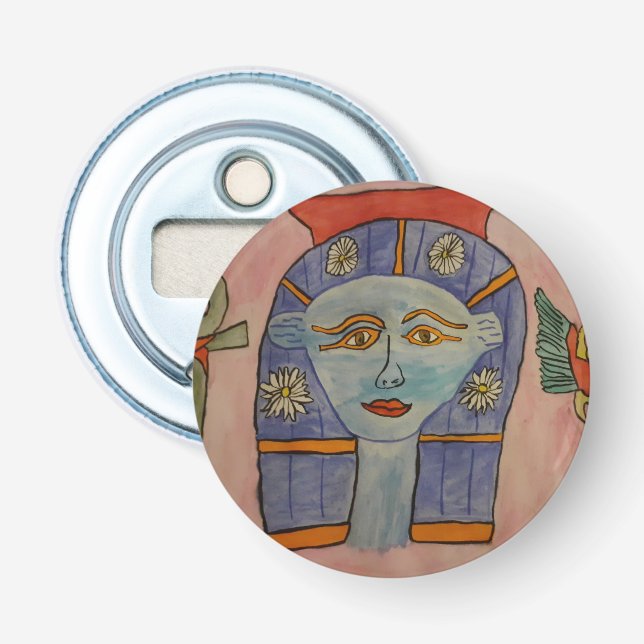Ancient Egyptian Button Bottle Opener Flaschenöffner (Vorderseite)