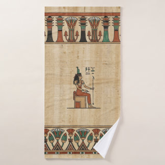 Ancient Egyptian Goddess Isis Badehandtuch