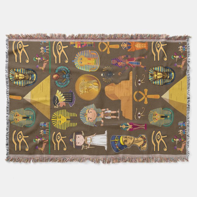 Ancient Egyptian Hieroglyphic -Pattern Symbol  Decke (Vorderseite)