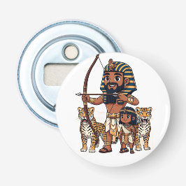 Ancient Egyptian Hunt with Leopards Flaschenöffner