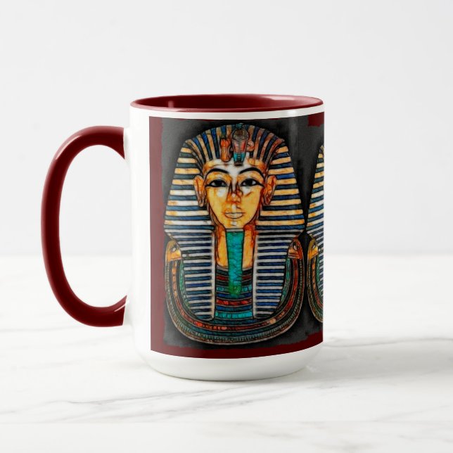 Ancient Egyptian Pharaoh Tutankhamen Tasse (Links)
