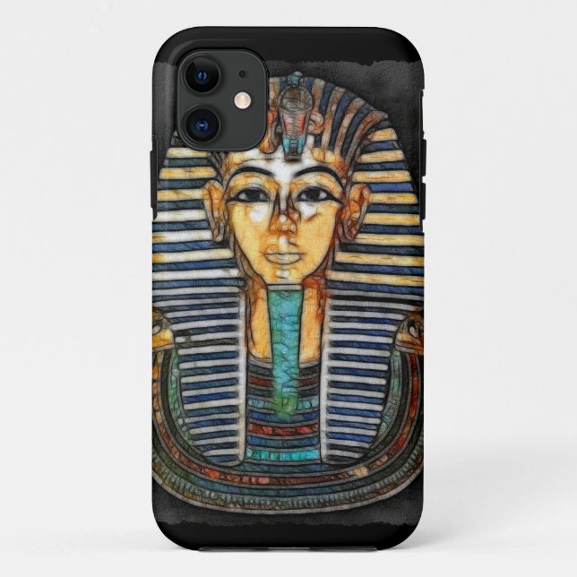 Ancient Egyptian Pharaoh Tutankhamun Phone Case (Rückseite)