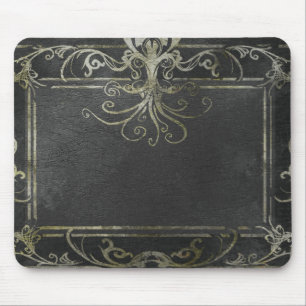 Ancient Eldritch Viktorianisch (Schwarz und Gold) Mousepad