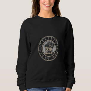 Ancient Ethnic Aztec Tattoo Mexicanisches Volk Ziv Sweatshirt