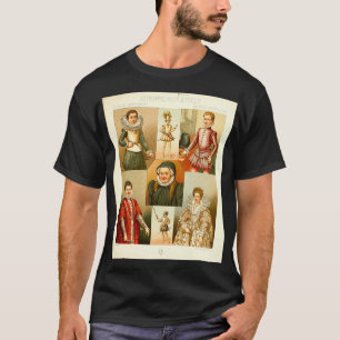 Ancient European fashion and lifestyle 16th 17th c T-Shirt