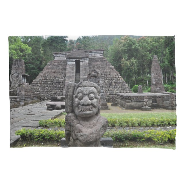 Ancient Exotic Temple Candi Sukuh Kissenbezug (Vorderseite)