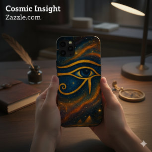 Ancient Eye of Horus Cosmic Mystique iPhone 16 Plus Hülle