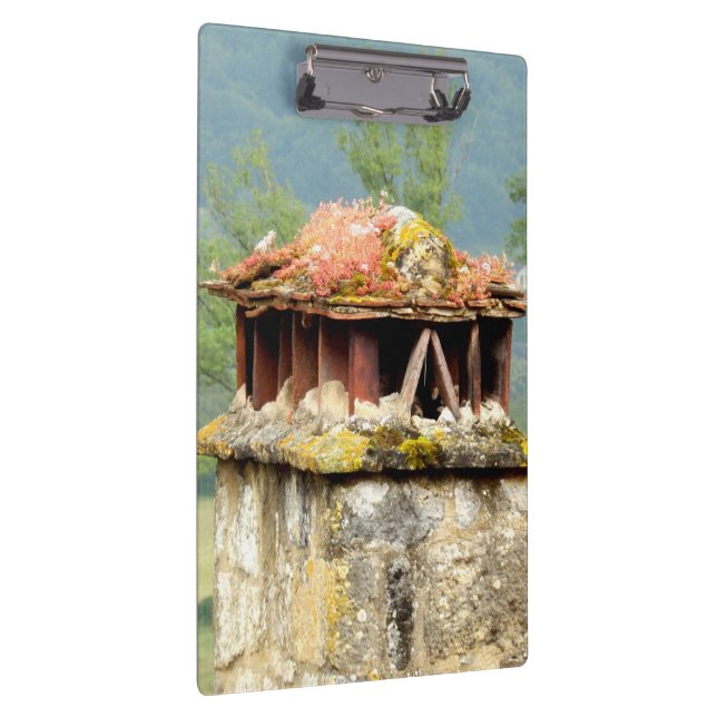 Ancient French Chimney Clipboard Klemmbrett (Rechts)
