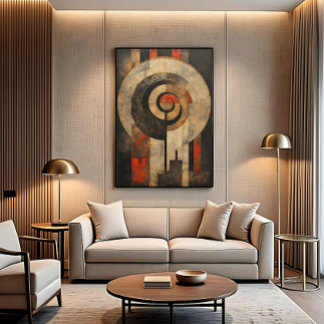 Ancient Geometric  Leinwanddruck