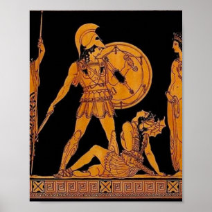 Ancient God And Goddess Frieze - Greece Poster