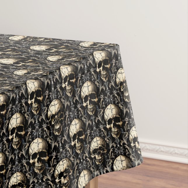 Ancient Goth Skulls Tischdecke (Beispiel)