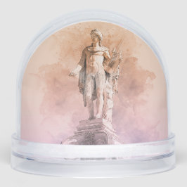 Ancient Greek Apollo Statue Snow Globe – Classical Schneekugeln