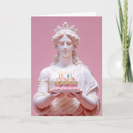 Ancient Greek Statue Funny Birthday Card Karte