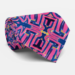 Ancient Griechisch Graffiti-Hand Pinselstriche Krawatte