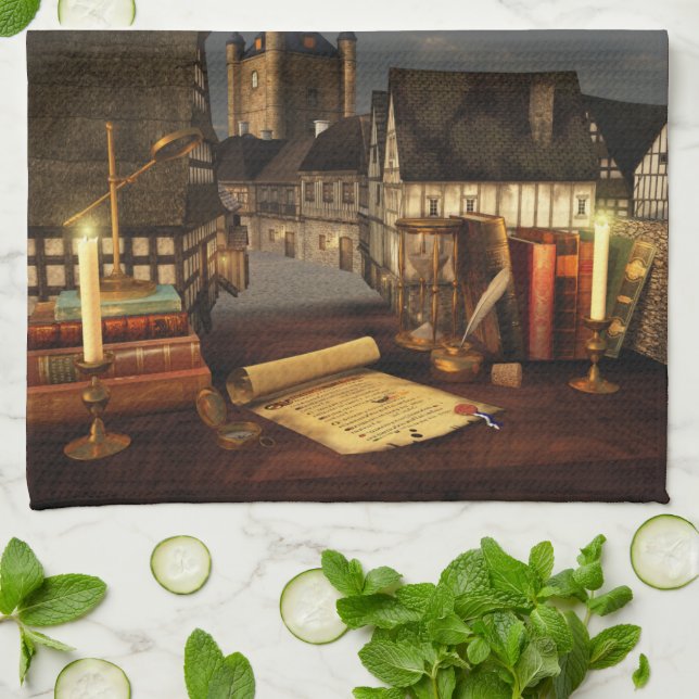 Ancient Horizons Küchentuch (Gefaltet)