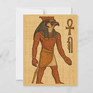 Ancient Horus Sacred Egypred Postcard Art Postkarte