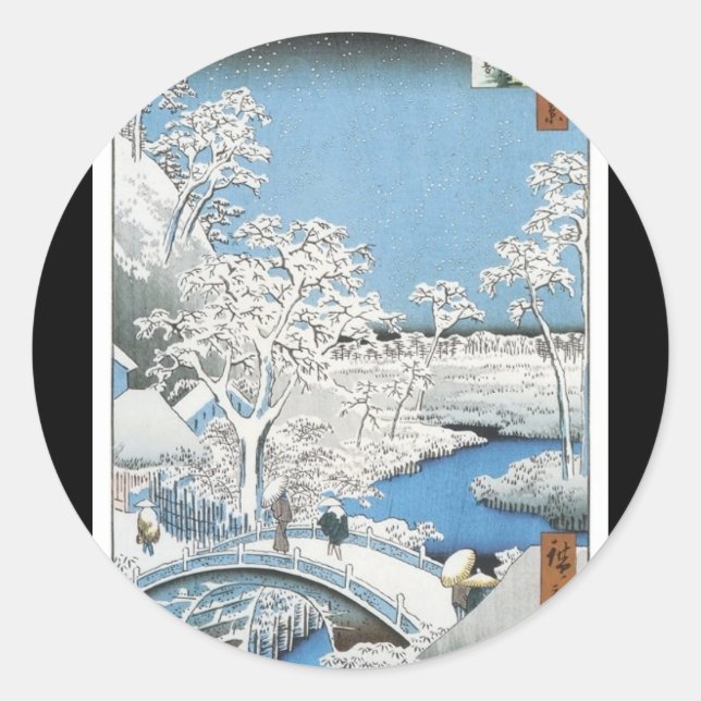 Ancient japan Art Sticker (Vorderseite)