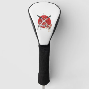 Ancient Japanese Cherry Blossom Samurai Katana Swo Golf Headcover