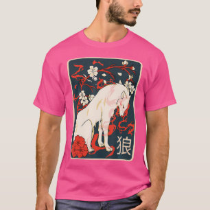 Ancient Japanese Wolf Art Wolf Japanisch T-Shirt