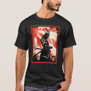 Ancient Japanisch Samurai Bushido Katana Ronin Asi T-Shirt