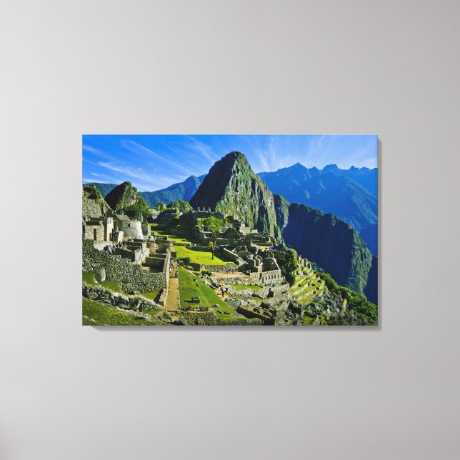 Ancient Machu Picchu, letzte Zuflucht der 2 Leinwanddruck (Vorderseite)