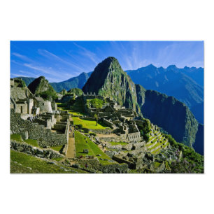 Ancient Machu Picchu, letzte Zuflucht der Fotodruck