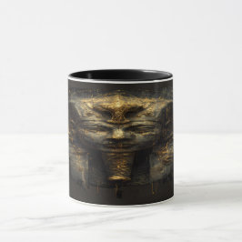 Ancient Malice Egyptian Pharaoh Black Gold Tasse