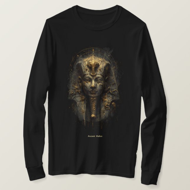 Ancient Malice Egyptian Pharaoh Long Sleeve Shirt (Design vorne)