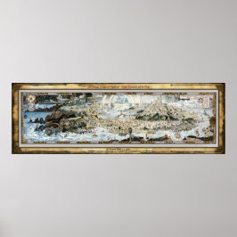 Ancient Mappe von Fairyland Poster